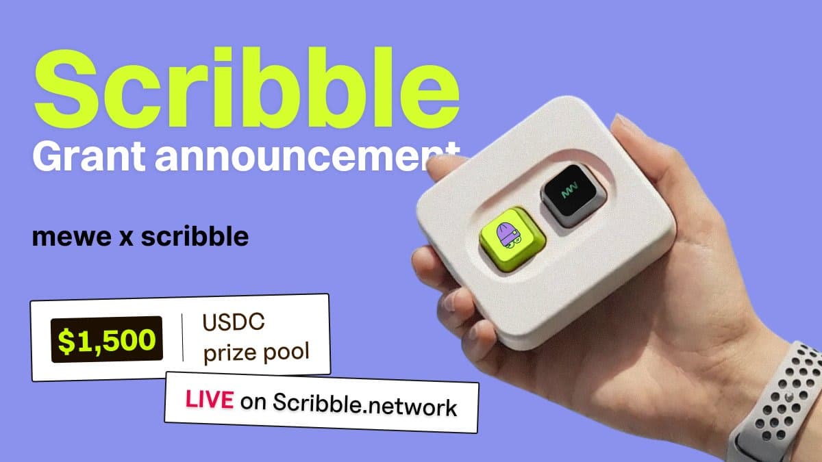 scribble MEWE Bounty announcement