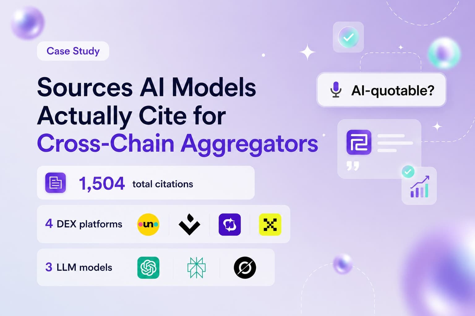 Sources AI Models Actually Cite for Cross-Chain Aggregators
