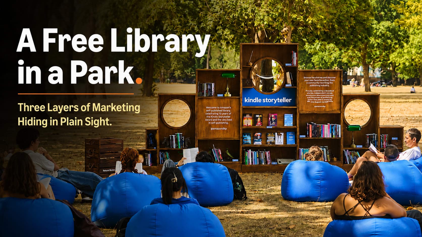 Amazon's pop-up library
