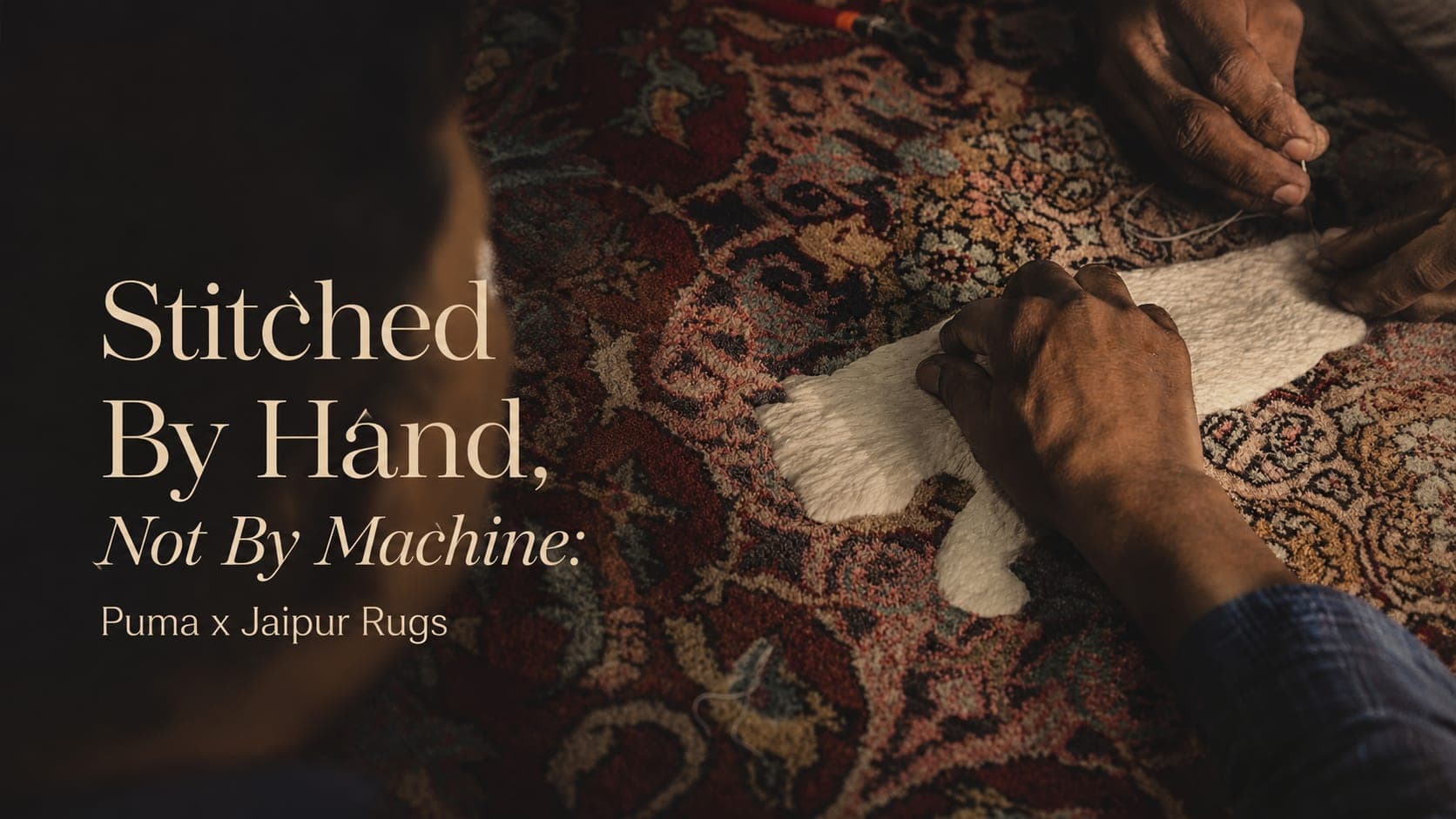 Stitched By Hand, Not By Machine: Puma x Jaipur Rugs