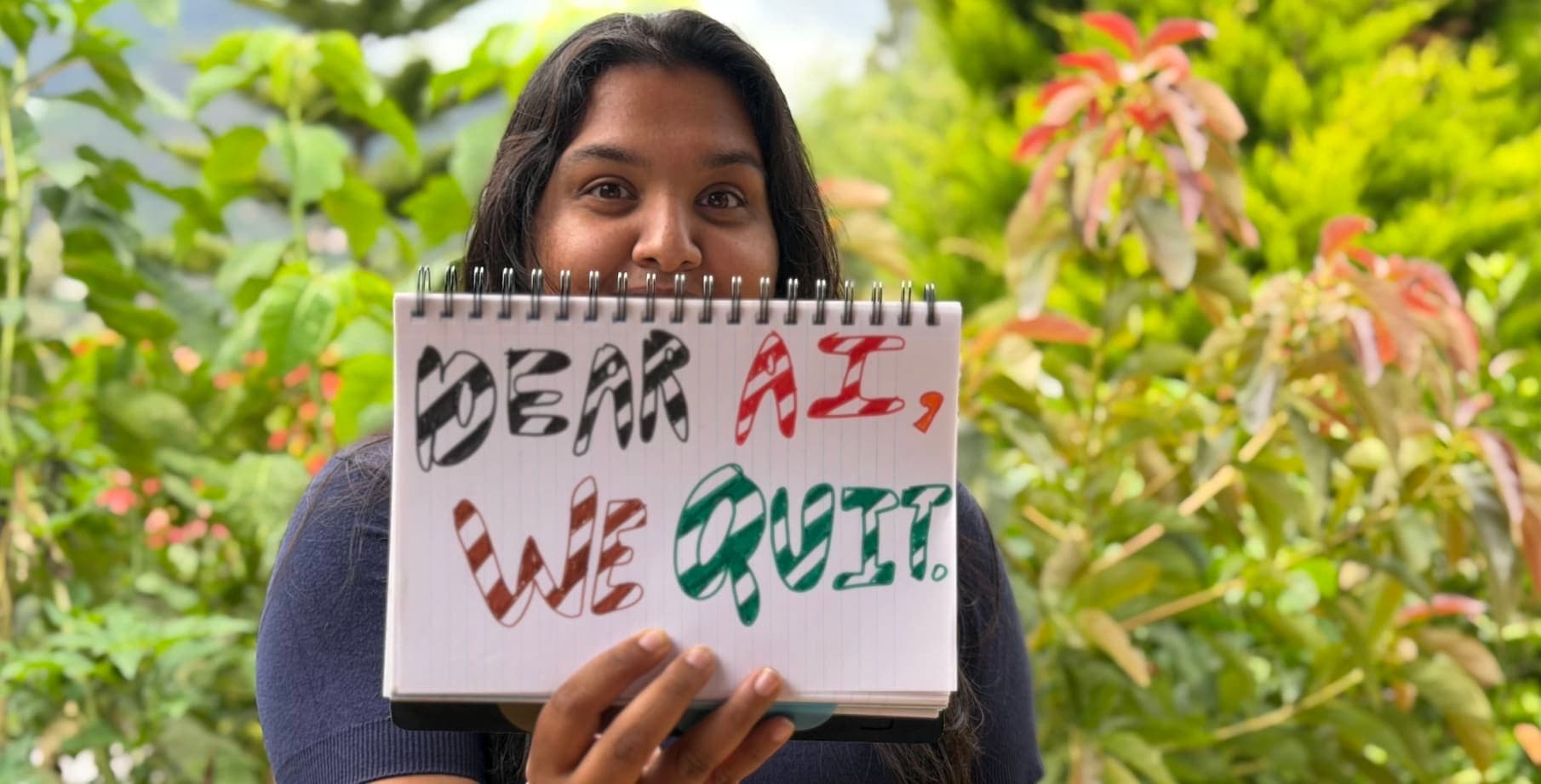 Dear AI, We Quit: The Sharpie-and-Notebook Trend