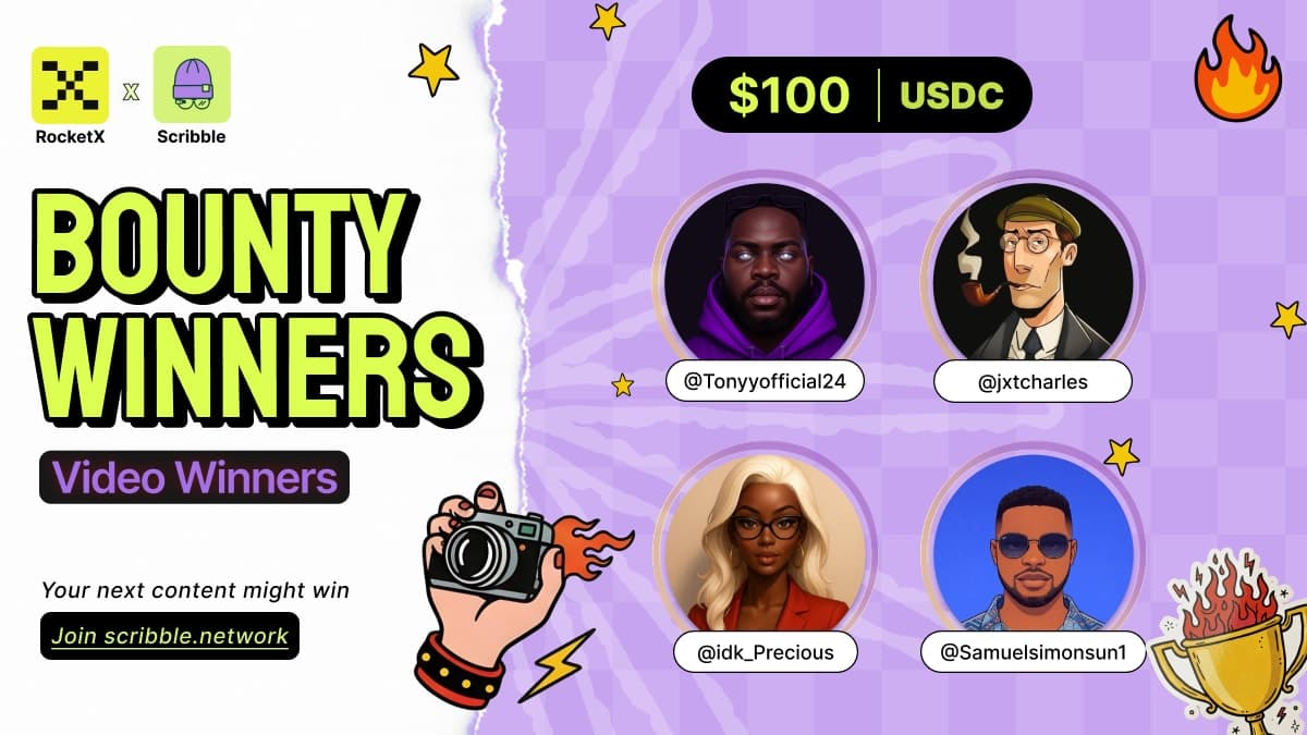 Winner Banner for RocketX ScribbleAI Grant