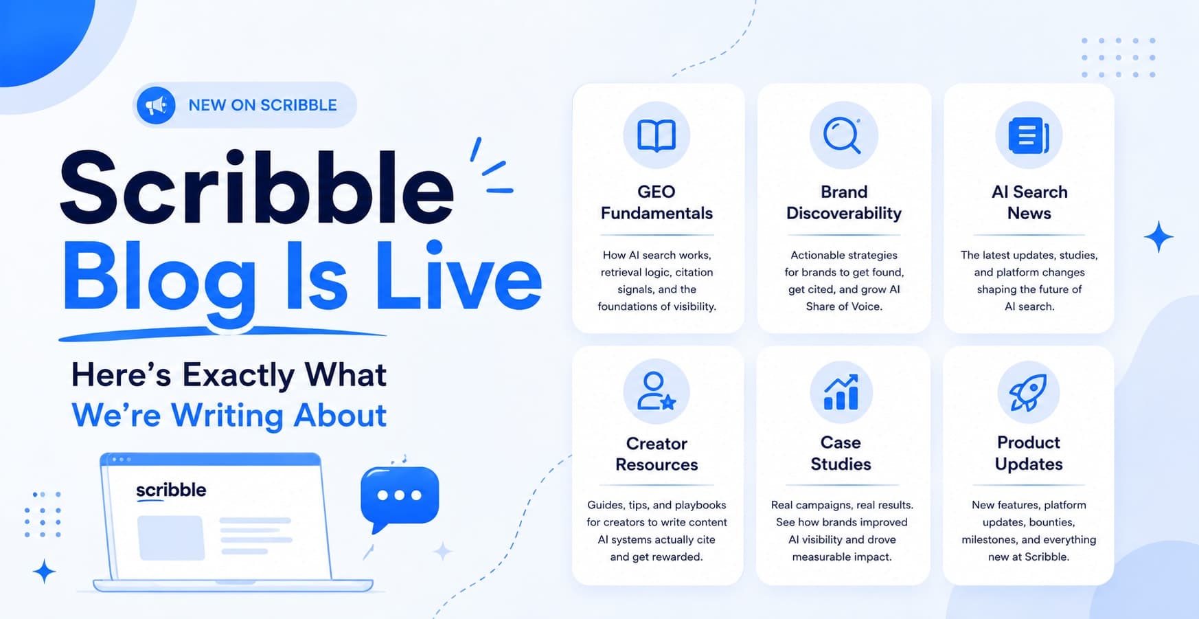 Scribble Blog Is Live — And Here's Exactly What We're Writing About