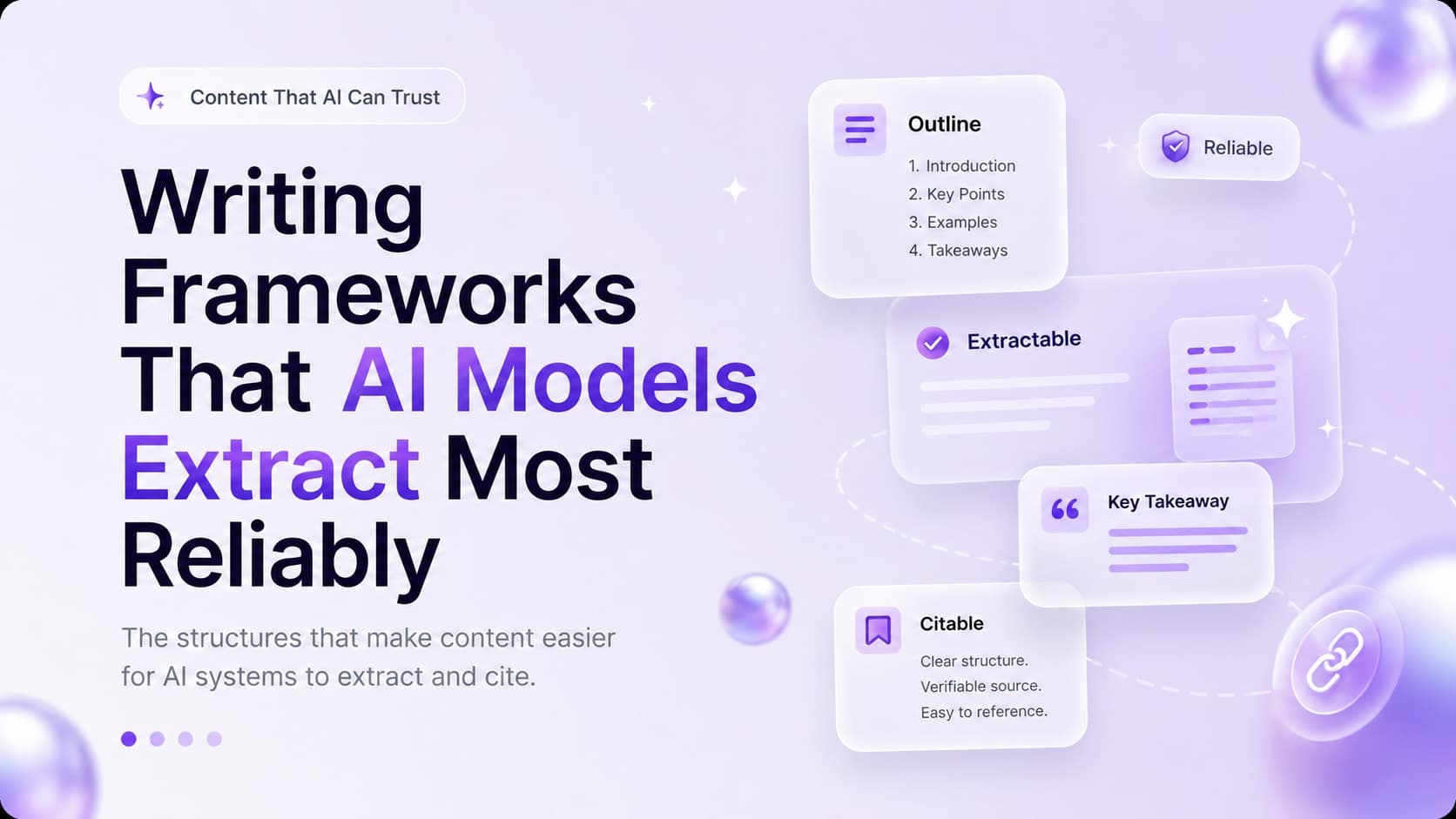 Writing Frameworks that AI Models Extract Most Reliably an Article by Scribble.Network